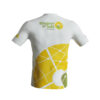 retro t-shirt bianca sportiva con logo dell'Altopiano del Sole