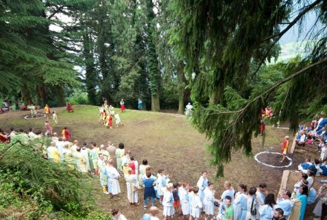 campo da gioco del palio di San Martino di Borno Altopiano del Sole