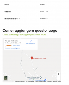 come raggiungere la chiesa di San Fiorino di Borno