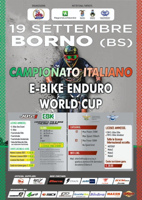 campionato italiano e-bike enduro World Cup a Borno Altopiano del Sole 19 settembre 2021
